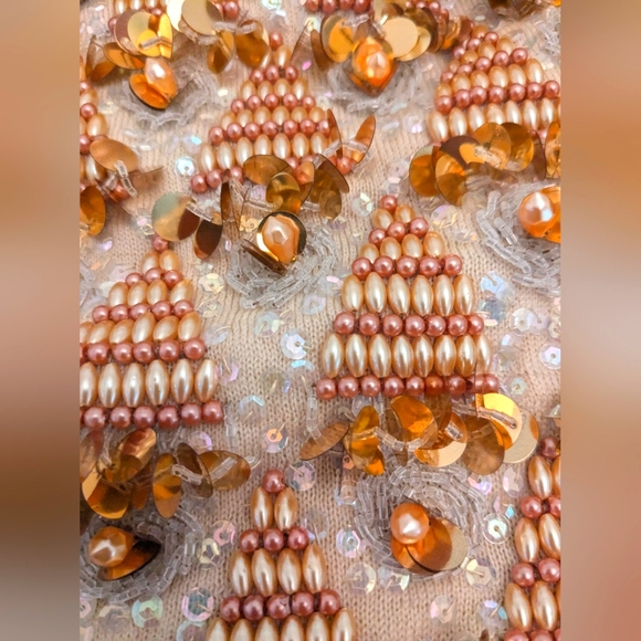 HEFTCO Vintage Beaded Wool Top - Picture 5 of 6